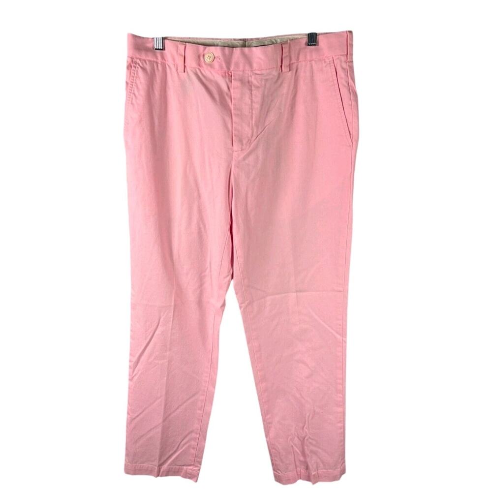 Brooks Brothers Milano Khaki Pants - Pink - Men's W37 L32 - Great Condition